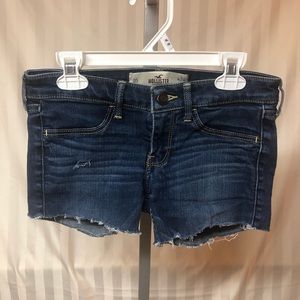 Hollister Distressed Jean Shorts, Size 0S
